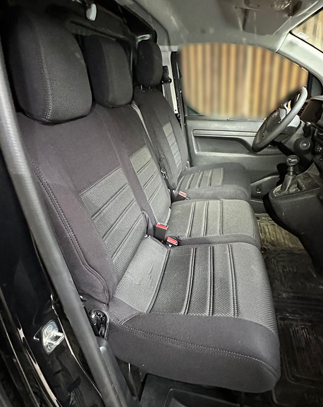 Pasvorm Stoelhoezen Toyota Proace Bestelwagen (2016-Heden) - Stof