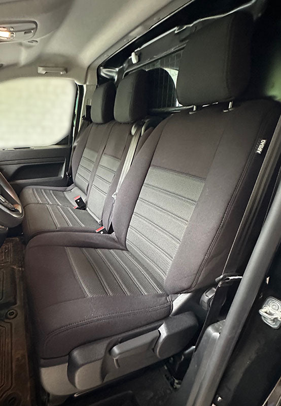 Pasvorm Stoelhoezen Opel Vivaro (C) Bestelwagen (2019-Heden) - Stof