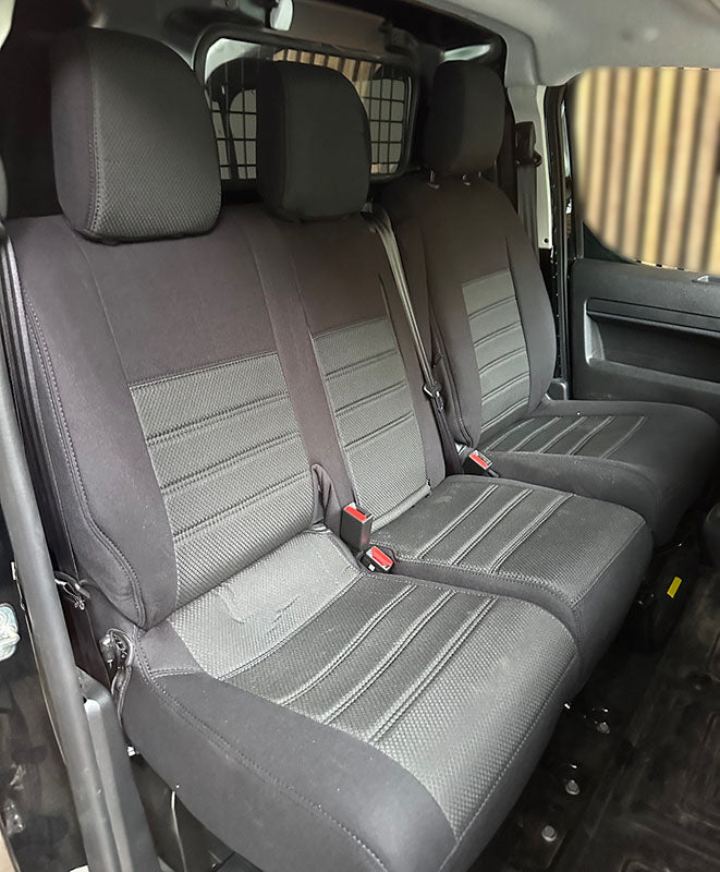 Pasvorm Stoelhoezen Toyota Proace Bestelwagen (2016-Heden) - Stof