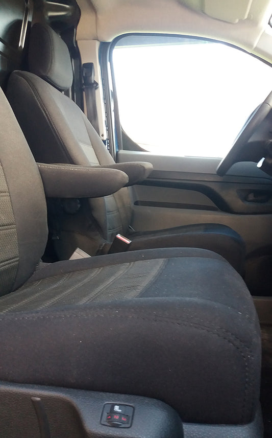 Pasvorm Stoelhoezen Toyota Proace Verso suv (2016-Heden) - Stof