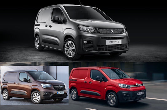 Pasvorm Stoelhoezen Citroen Berlingo (ook e-Berlingo) Bestelwagen (2018-Heden) - Stof