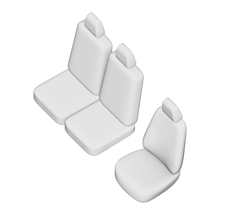 Pasvorm Stoelhoezen Ford Transit Connect Bestelwagen (2019-2022) - Stof