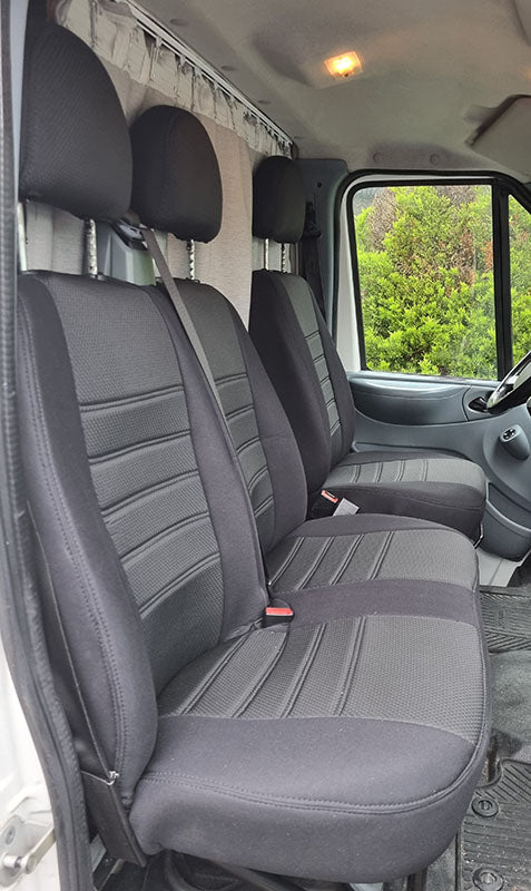 Pasvorm Stoelhoezen Ford Transit Bestelwagen (2006-2013) - Stof