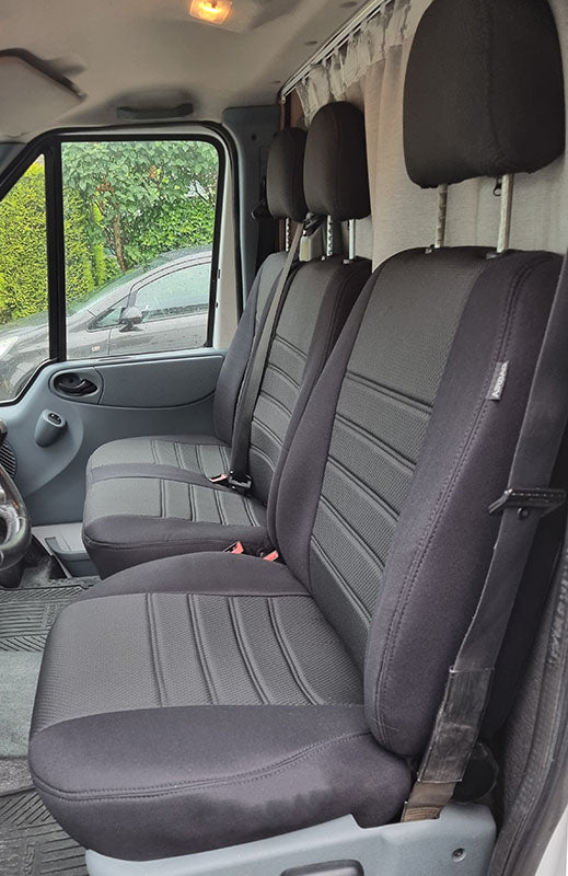 Pasvorm Stoelhoezen Ford Transit Bestelwagen (2006-2013) - Stof