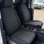 Pasvorm stoelhoezen Volkswagen Caddy 2020-heden - Stof zwart