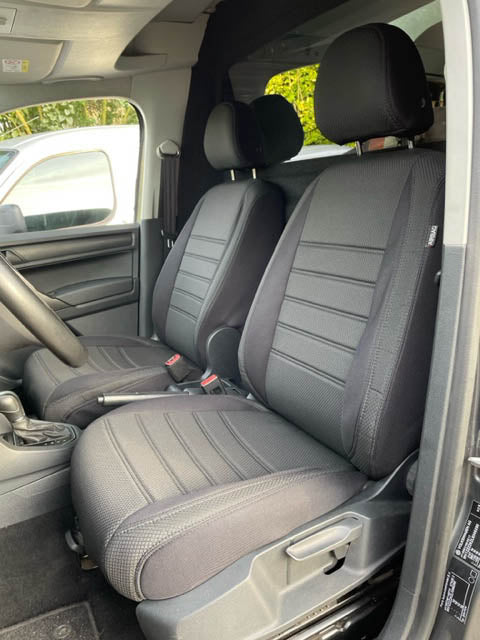 Pasvorm Stoelhoezen Volkswagen Caddy Maxi Combi mpv (2015-2020) - Stof
