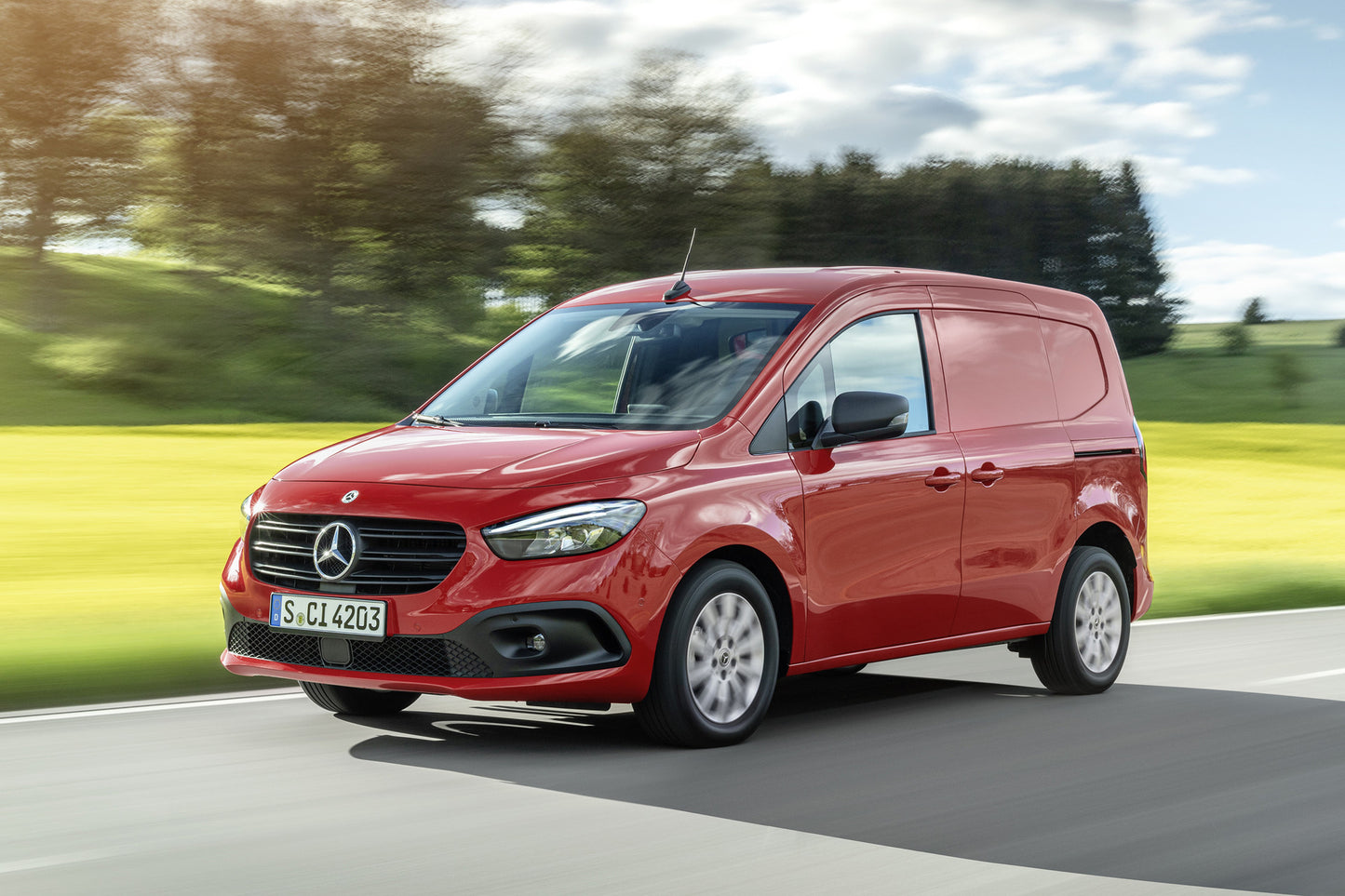 Pasvorm Stoelhoezen Mercedes Citan Bestelwagen (2021-Heden) - Stof