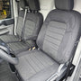 Pasvorm Stoelhoezen Ford Transit Custom (dubbel cabine) bestelwagen (2023-Heden) - Stof