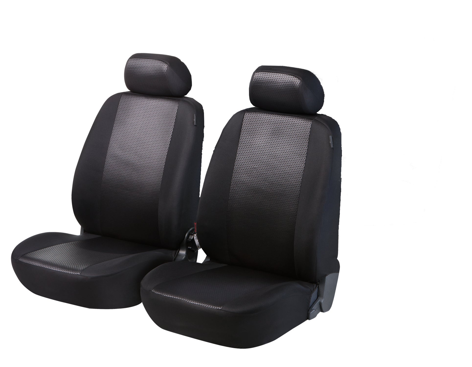 Autostoelhoezen - Shiny - Zwart