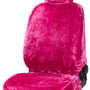 Teddy autostoelhoes Fluffy Pink universeel (voorstoel) - kleur roze - Antraciet