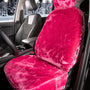 Teddy autostoelhoes Fluffy Pink universeel (voorstoel) - kleur roze - Antraciet