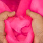 Teddy autostoelhoes Fluffy Pink universeel (voorstoel) - kleur roze - Antraciet