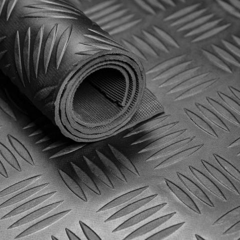 Traanplaatrubber 150 X 200 cm,  3 mm dik